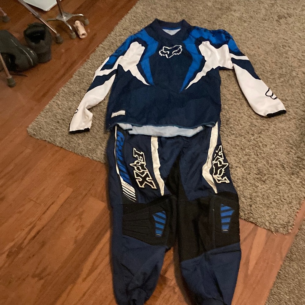 Fox racing XL top and 38 bottoms bmx motocross gear